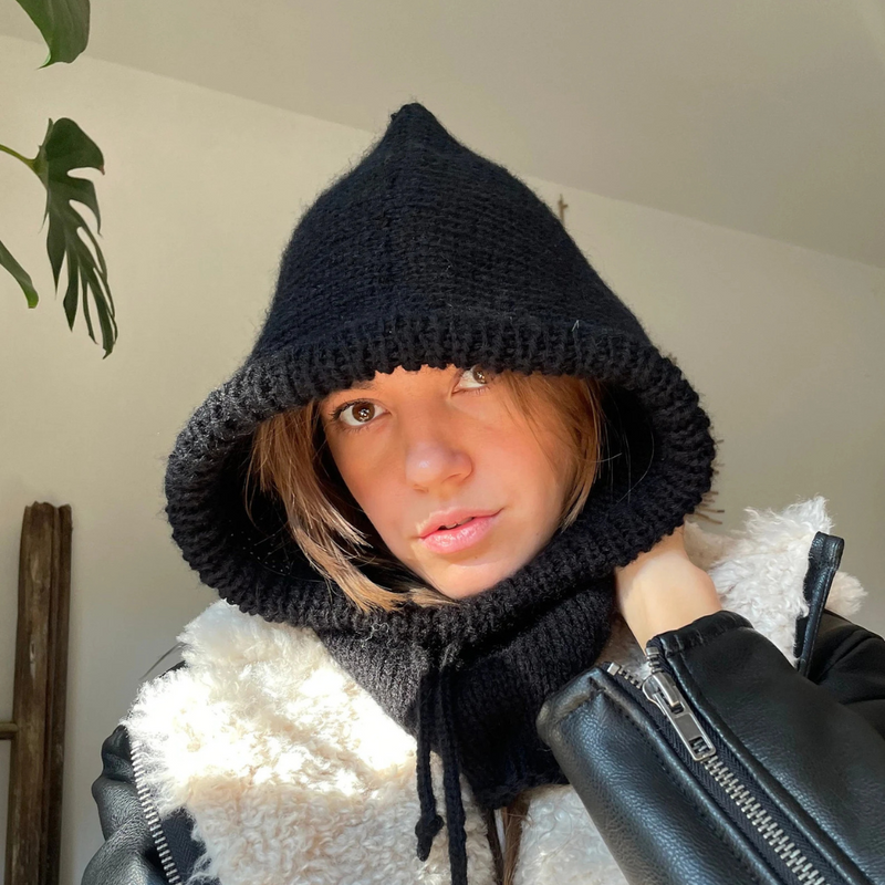 Wool hood