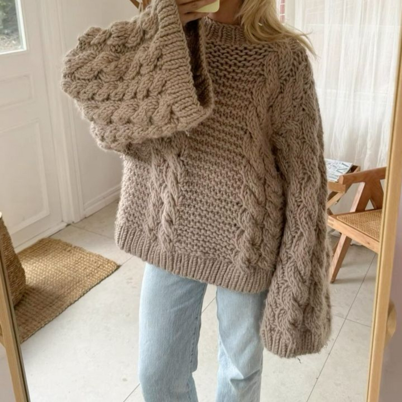 Oversized wool sweater